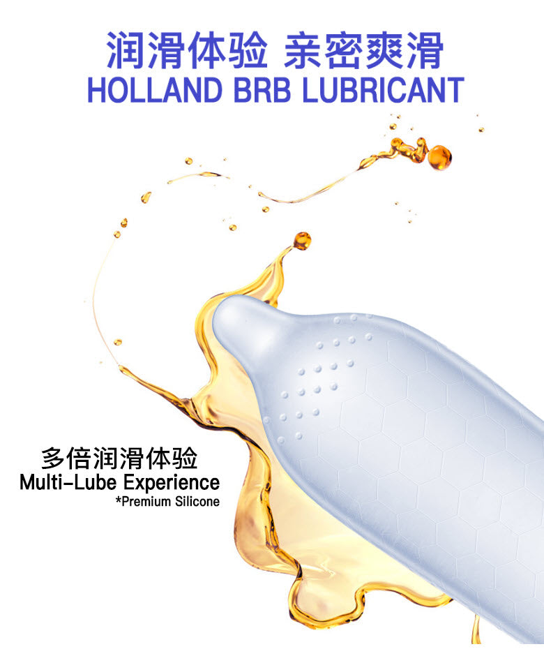 Elephant Condom Hexagony Fire and Ice K纹 (10's)