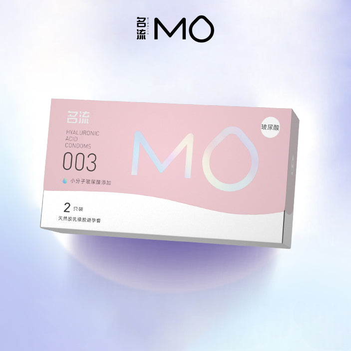 MingLiu MO-003 Care Hyaluronic Acid Condom (2's) 名流 MO-003 滋养 玻尿酸安全套