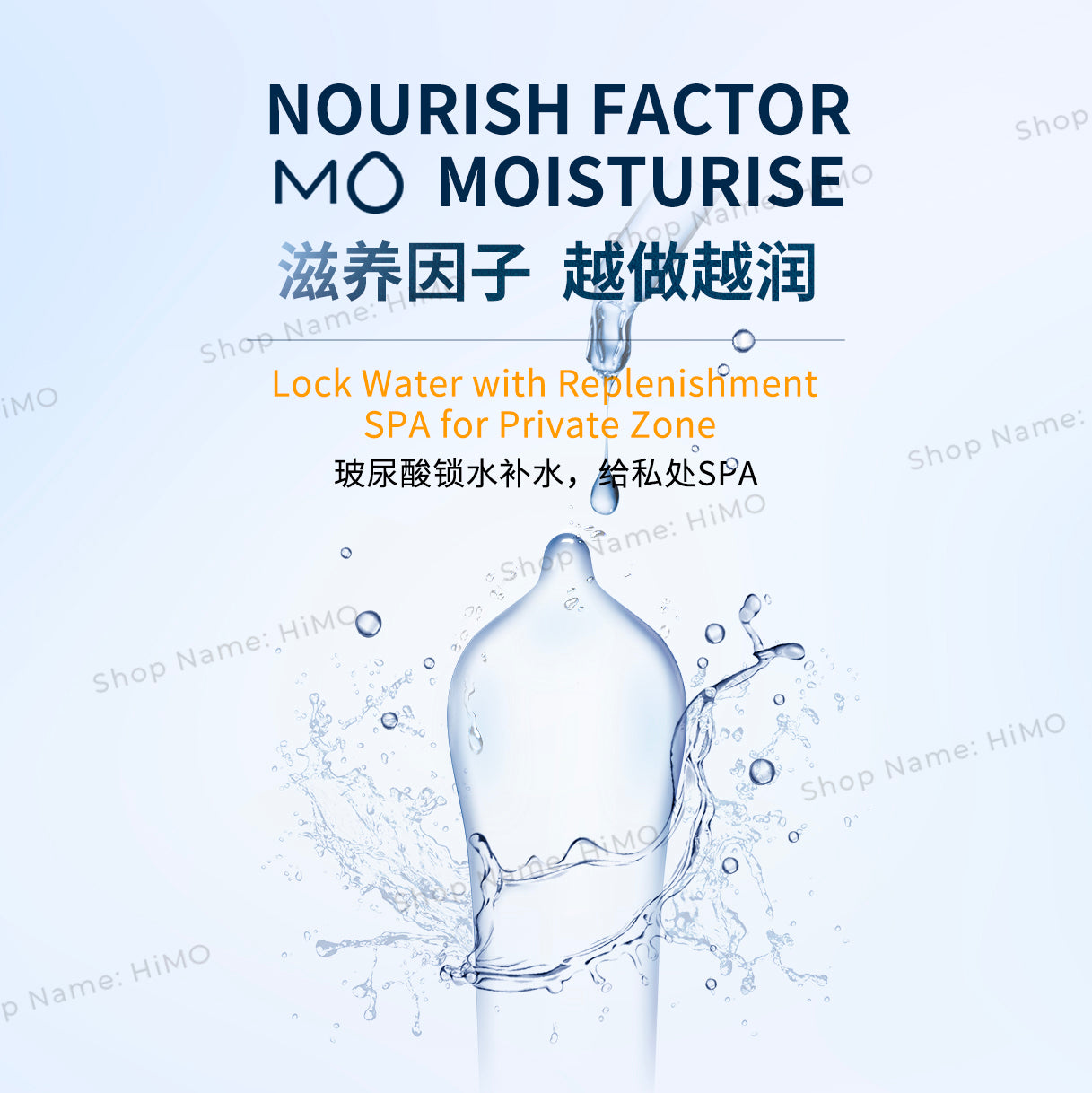 MingLiu MO-Care 003 Hyaluronic Acid Condom (10's) 名流 MO-滋养 安全套