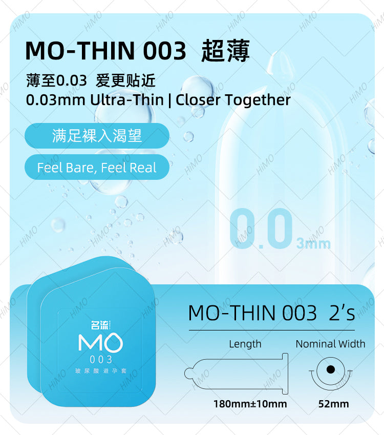 [NEW ARRIVAL] MingLiu MO 5-in-1 Pleasure Condoms (10's) 名流 MO 情趣5合1 安全套