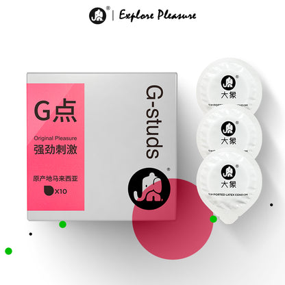 Elephant Condom 003 G-Studs 大颗粒 (10's)