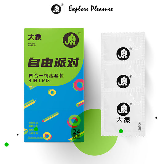 Elephant Condom Mix 4 in 1 (24's)